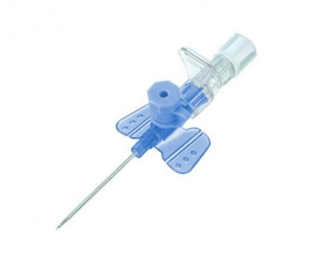 Канюля внутрішньовенна Vasofix® Braunule 0,9 x 25 мм 22G x 1" 36 мл/хв, синій